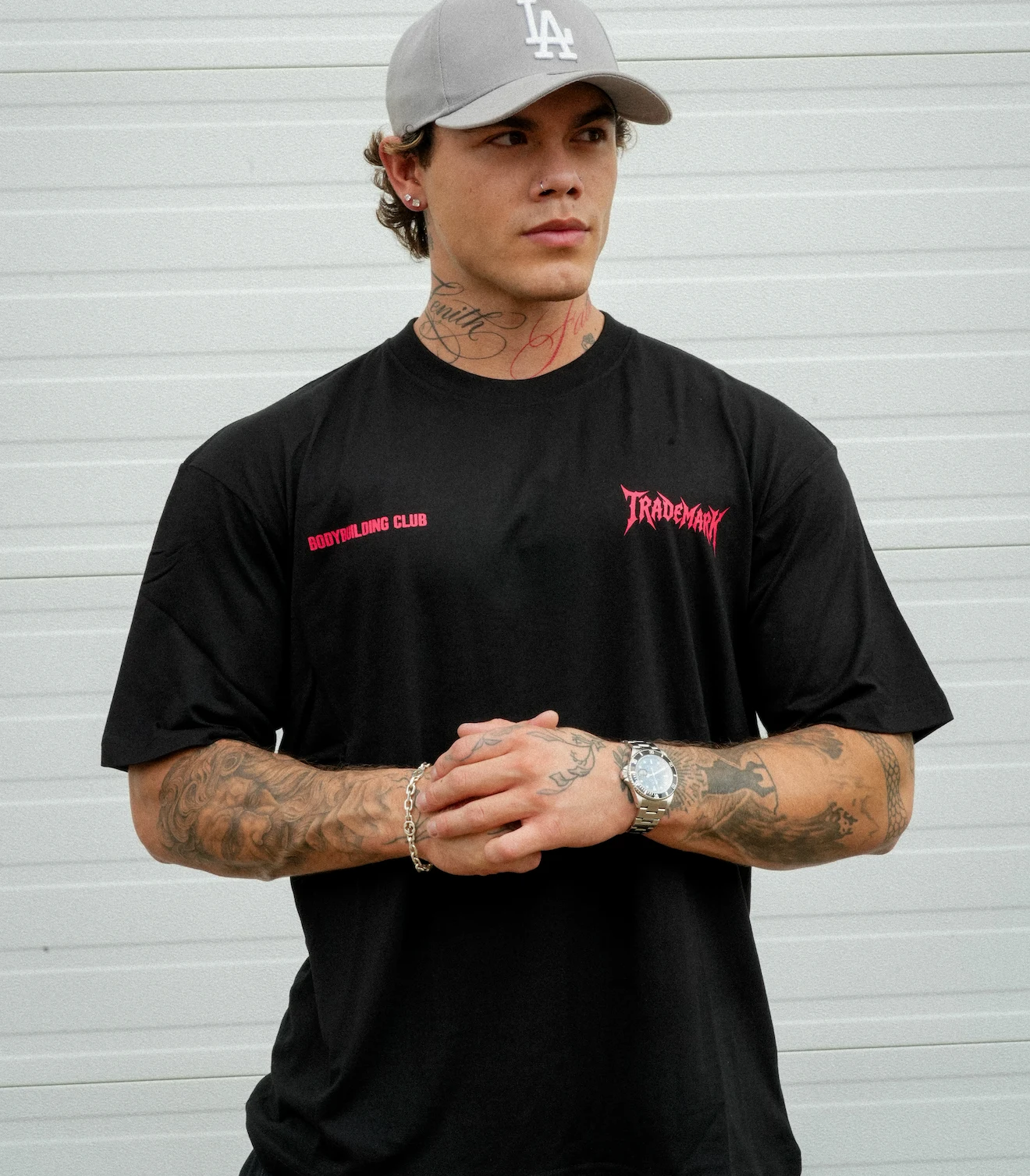 Origin Black Oversized T-shirt, front view